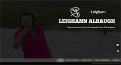 Desktop Screenshot of coachleighann.com